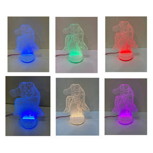 Iron Man 3D Light Color Changing Night Light Lamp Childrens Bedroom Decor